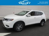 2014 Moonlight White Nissan Rogue S AWD #116633103