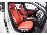 2017 BMW 3 Series 330i xDrive Sports Wagon Coral Red Interior