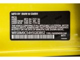 2017 M3 Color Code for Austin Yellow Metallic - Color Code: B67