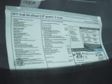 2017 Audi A4 allroad 2.0T Premium Plus quattro Window Sticker