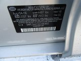 2017 Sonata Color Code for Symphony Silver - Color Code: Y8