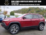 2017 Deep Cherry Red Crystal Pearl Jeep Cherokee Trailhawk 4x4 #116633389