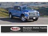 2017 Blazing Blue Pearl Toyota Tundra SR5 CrewMax 4x4 #116633201