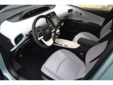 2017 Toyota Prius Three Moonstone Gray Interior