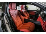 2017 BMW 4 Series 430i Gran Coupe Coral Red Interior