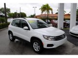 2016 Pure White Volkswagen Tiguan S #116665398