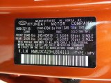 2017 Tucson Color Code for Sedona Sunset - Color Code: SA5
