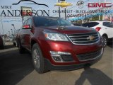 2017 Siren Red Tintcoat Chevrolet Traverse LT #116694285