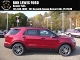 2017 Ruby Red Ford Explorer Sport 4WD #116734488