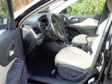 2017 Jeep Cherokee Limited 4x4 Black/Light Frost Beige Interior