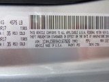 2017 Compass Color Code for Billet Silver Metallic - Color Code: PSC