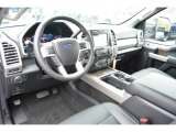 2017 Ford F250 Super Duty Lariat Crew Cab 4x4 Black Interior