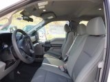 2017 Ford F150 XL SuperCab 4x4 Earth Gray Interior