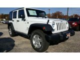 2017 Bright White Jeep Wrangler Unlimited Sport 4x4 #116757309