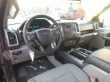 2017 Ford F150 XLT SuperCab 4x4 Earth Gray Interior