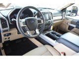 2017 Ford F250 Super Duty Lariat Crew Cab 4x4 Camel Interior