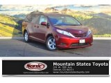 2017 Salsa Red Pearl Toyota Sienna LE #116757266