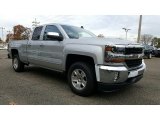 2017 Silver Ice Metallic Chevrolet Silverado 1500 LT Double Cab 4x4 #116783442