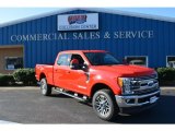 2017 Race Red Ford F250 Super Duty Lariat Crew Cab 4x4 #116783681