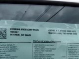 2017 Chevrolet Malibu Hybrid Window Sticker