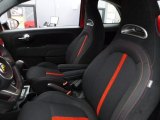 2017 Fiat 500 Abarth Nero (Black) Interior