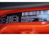 2017 Renegade Color Code for Omaha Orange - Color Code: 562