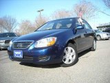 2008 Deep Ocean Blue Kia Spectra EX Sedan #11659626