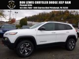 2017 Bright White Jeep Cherokee Trailhawk 4x4 #116806192
