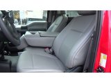 2017 Ford F350 Super Duty XL Regular Cab 4x4 Plow Truck Medium Earth Gray Interior