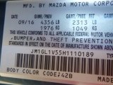 2017 Mazda6 Color Code for Blue Reflex Mica - Color Code: 42B