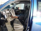 2017 GMC Sierra 1500 SLT Double Cab 4WD Jet Black Interior