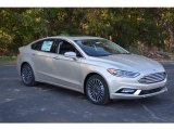 2017 White Gold Ford Fusion Titanium #116847064