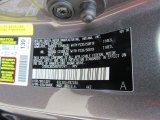 2017 Sienna Color Code for Predawn Gray Mica - Color Code: 1H1