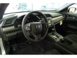 2017 Honda Civic LX Hatchback Black Interior