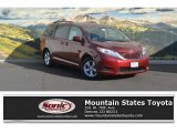 2017 Salsa Red Pearl Toyota Sienna LE #116898712