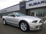 2014 Ingot Silver Ford Mustang V6 Premium Convertible #116898931