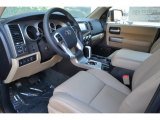 2017 Toyota Sequoia Limited 4x4 Sand Beige Interior