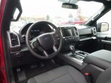 2017 Ford F150 XLT SuperCab 4x4 Black Interior