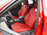 2017 Audi S3 2.0T Premium Plus quattro Magma Red/Anthracite Stitching Interior