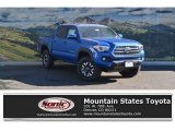 2017 Blazing Blue Pearl Toyota Tacoma TRD Off Road Double Cab 4x4 #116919600