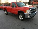 Victory Red Chevrolet Silverado 2500HD in 2013