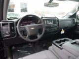 2017 Chevrolet Silverado 1500 Custom Double Cab 4x4 Dark Ash/Jet Black Interior