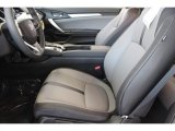 2017 Honda Civic Touring Coupe Black/Gray Interior