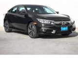 2017 Crystal Black Pearl Honda Civic EX-T Sedan #116985582