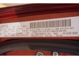 2017 1500 Color Code for Delmonico Red Pearl - Color Code: PRV