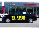 2009 Super Black Nissan Versa 1.6 Sedan #11668815