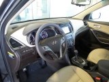 2017 Hyundai Santa Fe Sport AWD Beige Interior