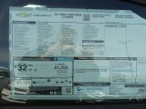 2017 Chevrolet Cruze LS Window Sticker