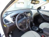 2017 Hyundai Santa Fe Sport AWD Beige Interior
