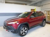 2014 Deep Cherry Red Crystal Pearl Jeep Cherokee Trailhawk 4x4 #117016437